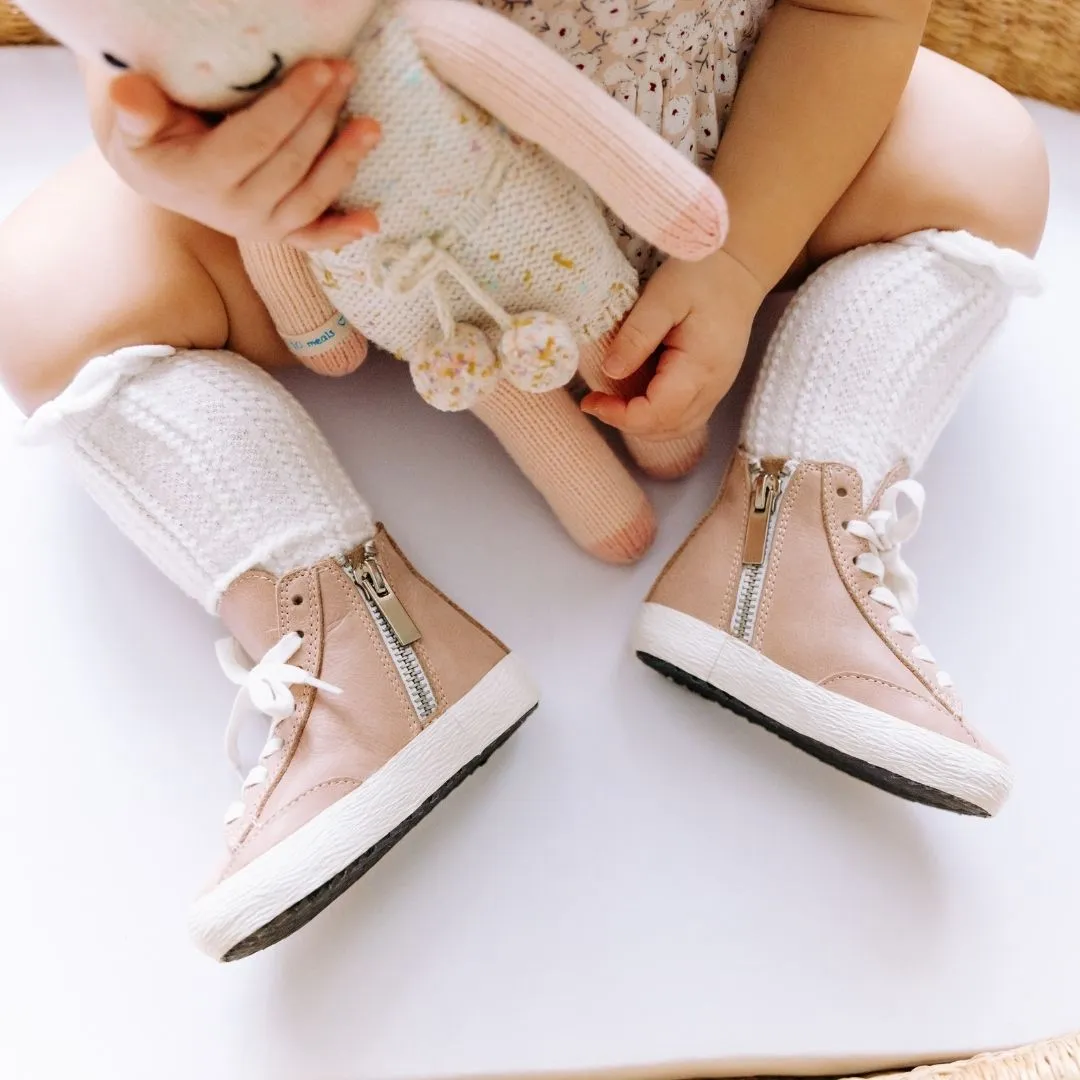 Blush High Top Sneakers