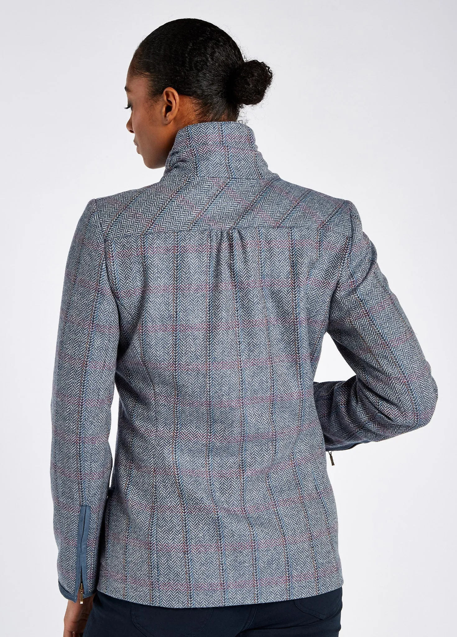 Bracken Tweed Jacket - Denim Haze