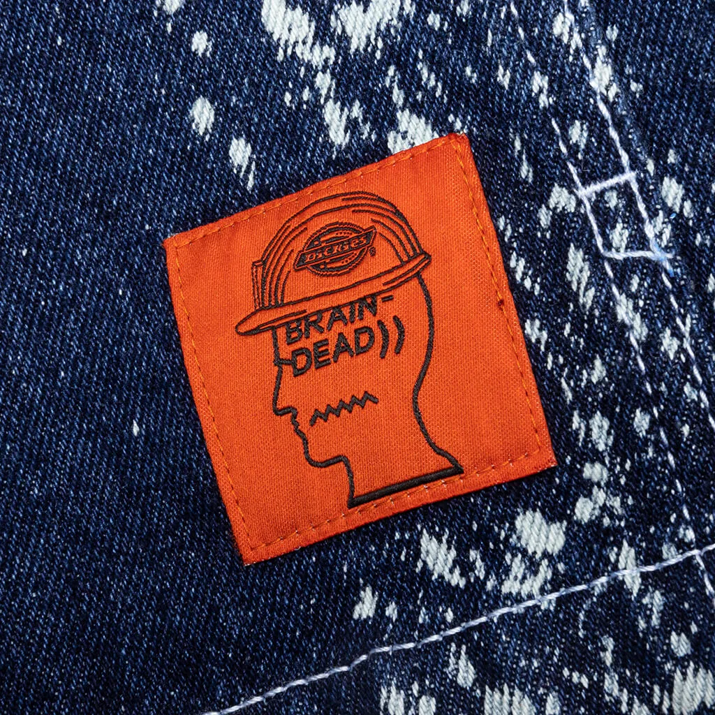 Brain Dead x Dickies Bleach Dyed Denim Gardening Jacket