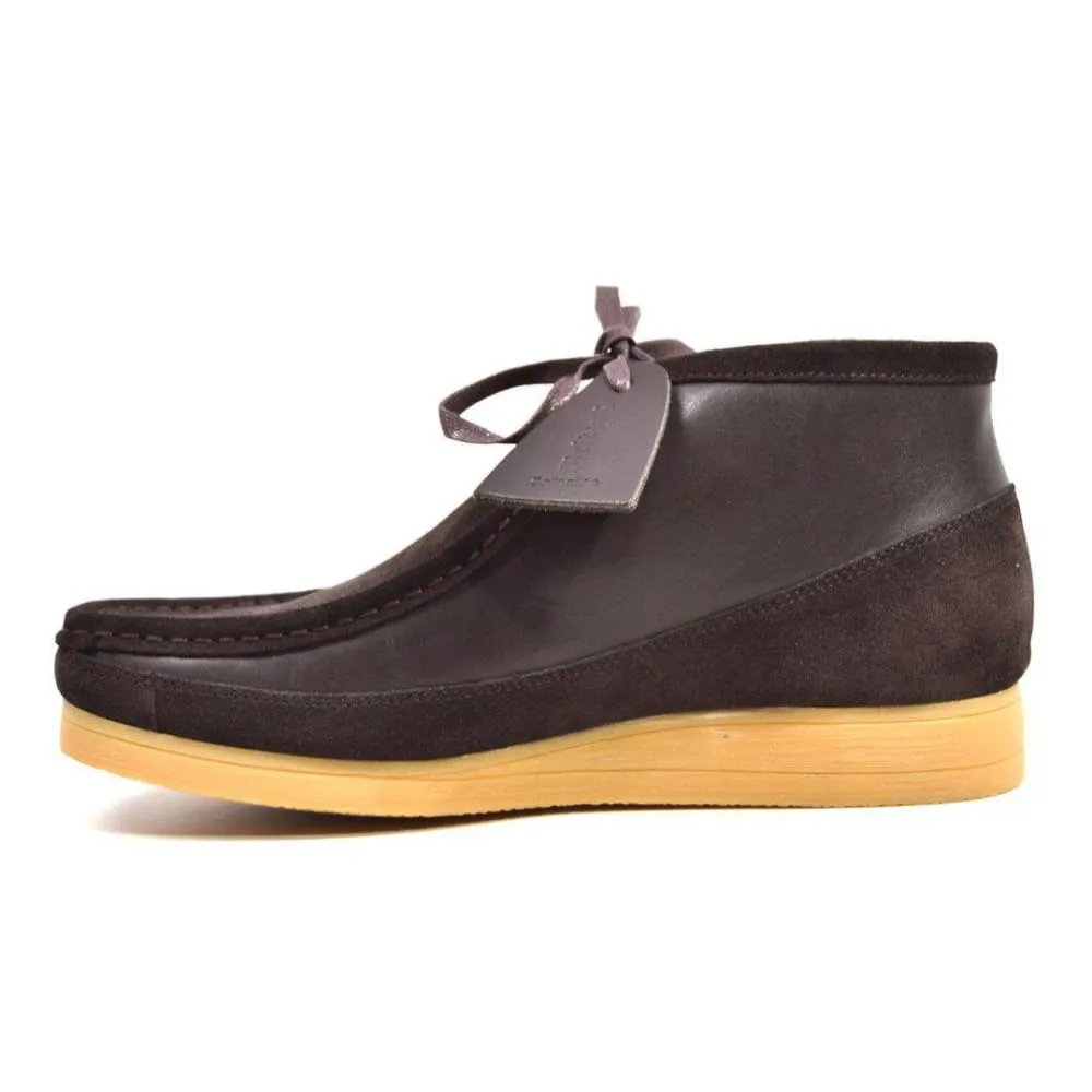 British Walkers New Castle Wallabee Boots Men's Suede and Leather Ankle Boots