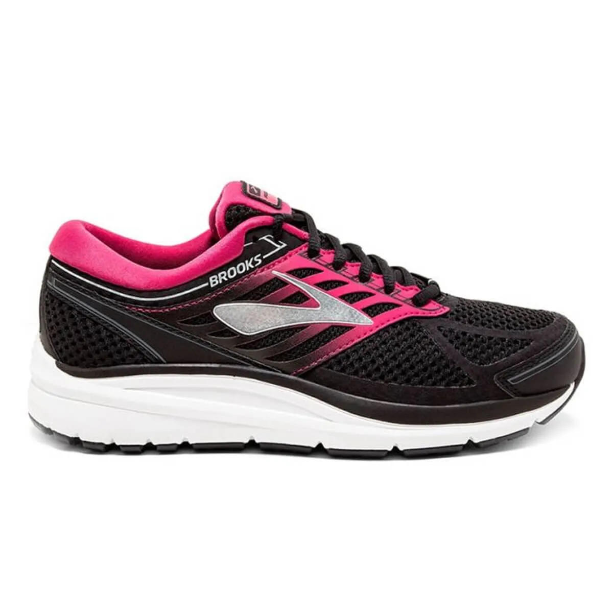 Brooks Addiction 13 Womens Running Shoes | Black/Pink/Grey