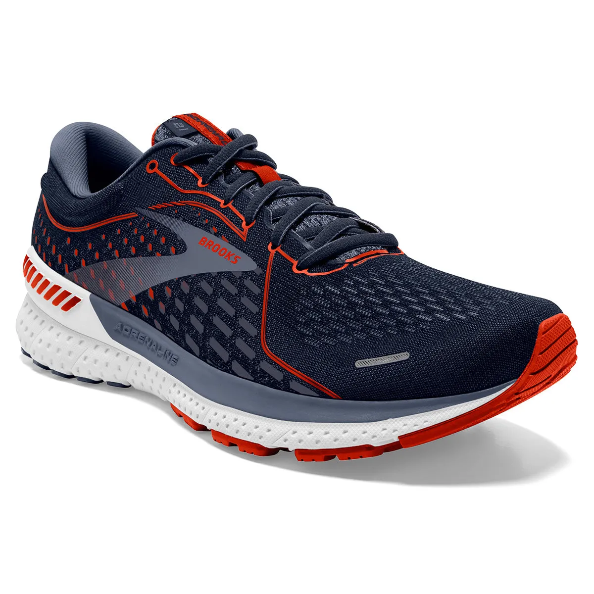 Brooks Adrenaline GTS 21 Men's Navy/Red Clay/Gray shoes