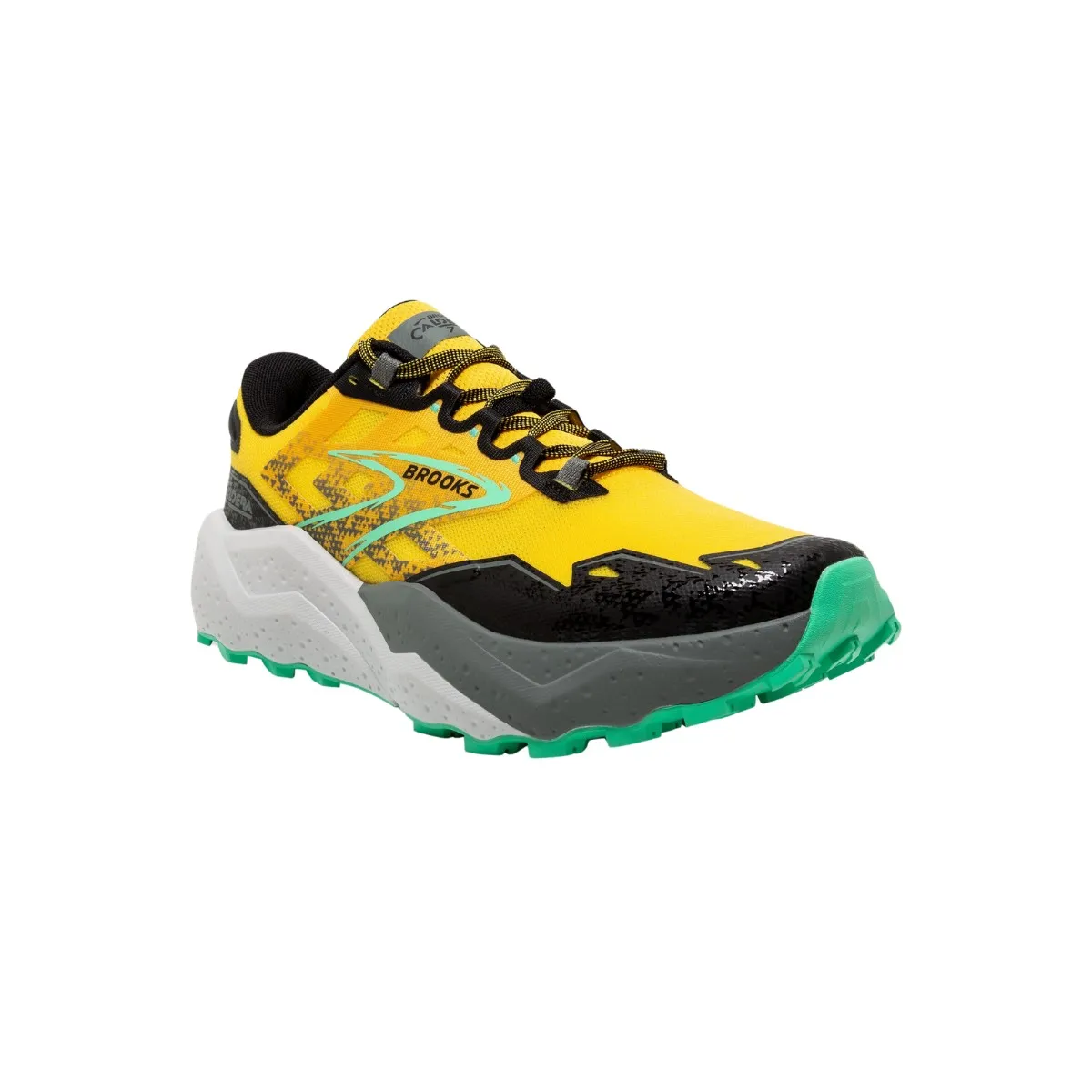 Brooks Caldera 7 Shoes - Yellow/Black (SS24)