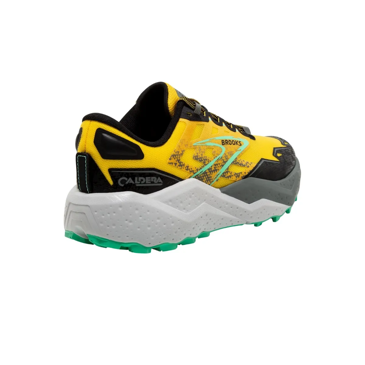 Brooks Caldera 7 Shoes - Yellow/Black (SS24)