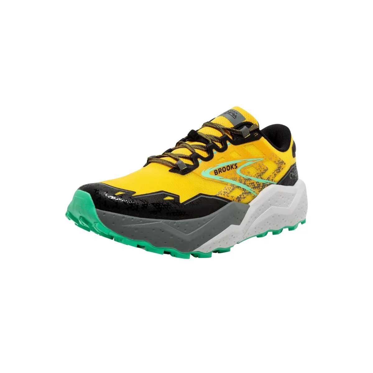 Brooks Caldera 7 Shoes - Yellow/Black (SS24)