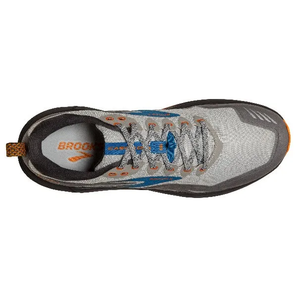 Brooks Cascadia 16 2E Width Shoes - Oyster Mushroom/Orange for Men