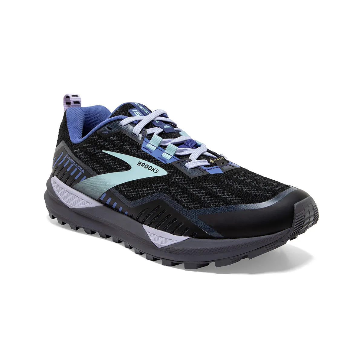 Brooks Cascadia GTX 15 Women's Shoes | Black/Marlin/Blue