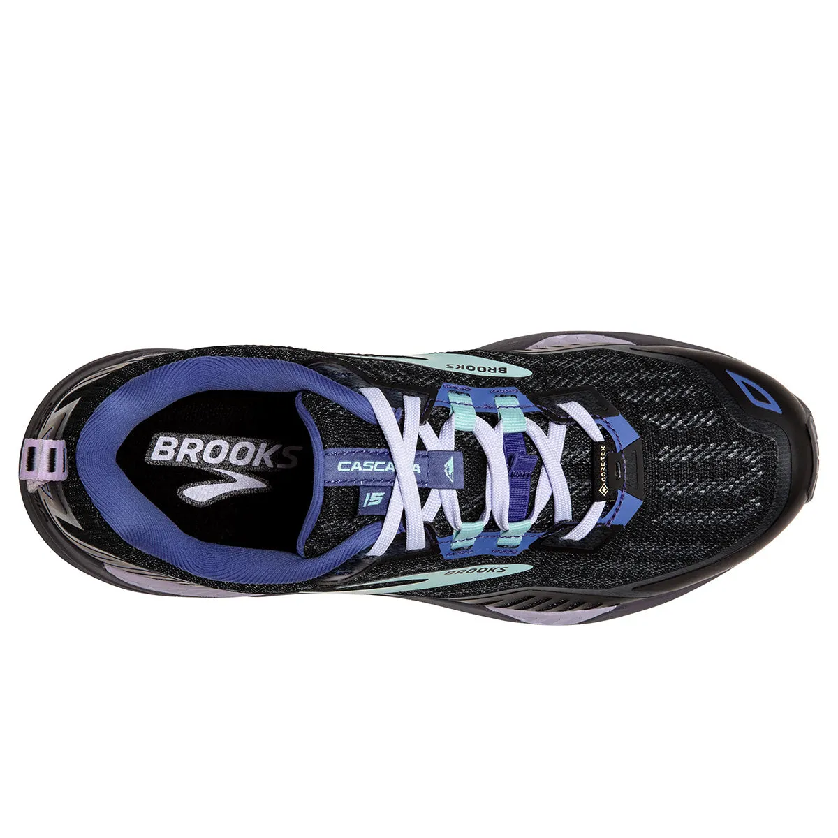 Brooks Cascadia GTX 15 Women's Shoes | Black/Marlin/Blue