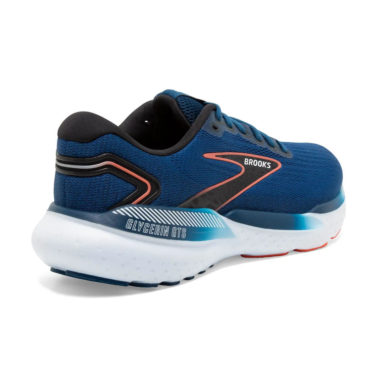 Brooks Glycerin GTS 21 Men's Blue Opal Black Nasturtium.