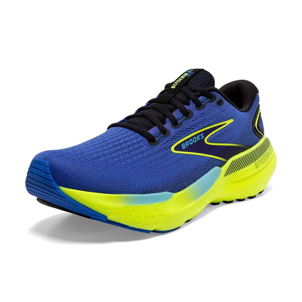 Brooks Glycerin GTS 21 Men's Running Shoe | Blue/Nightlife/Black