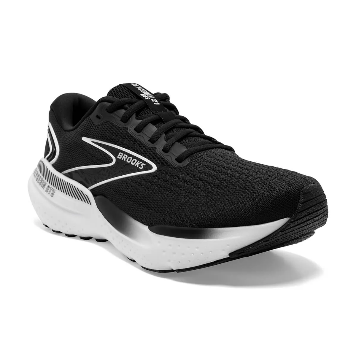 Brooks Glycerin GTS 21 Men's Running Shoes - Black/Grey/White