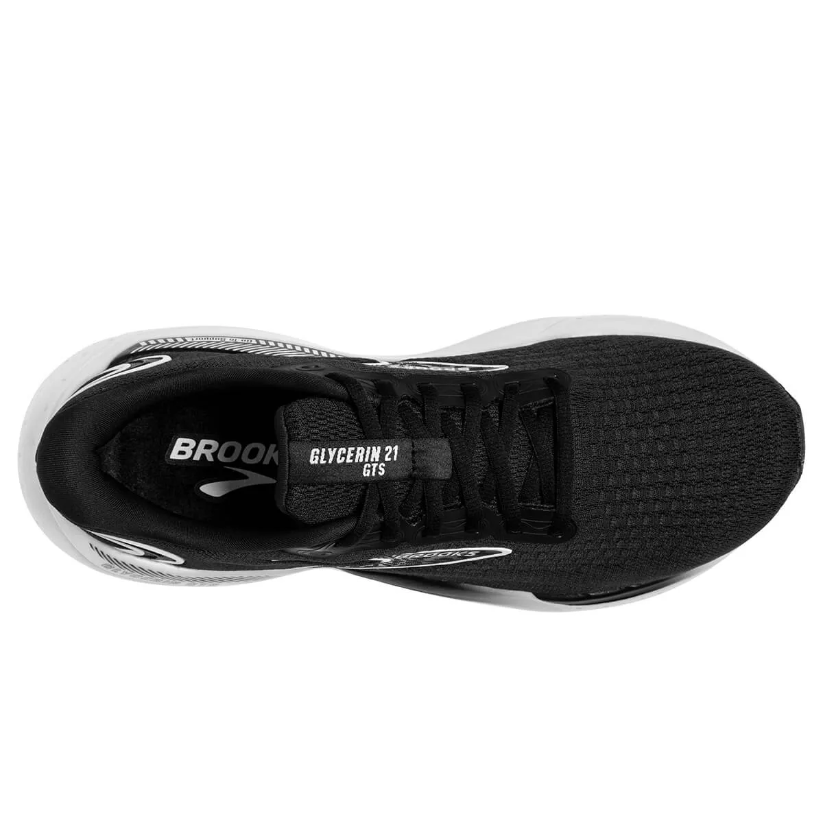 Brooks Glycerin GTS 21 Women's Shoes in Black/Grey/White.