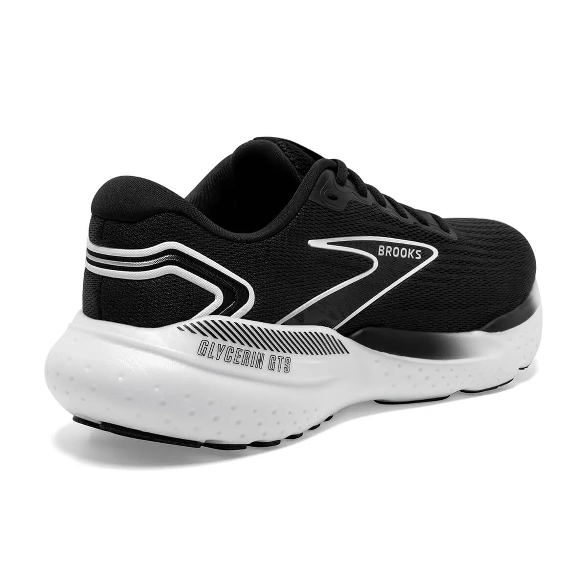 Brooks Glycerin GTS 21 Women's Shoes in Black/Grey/White.