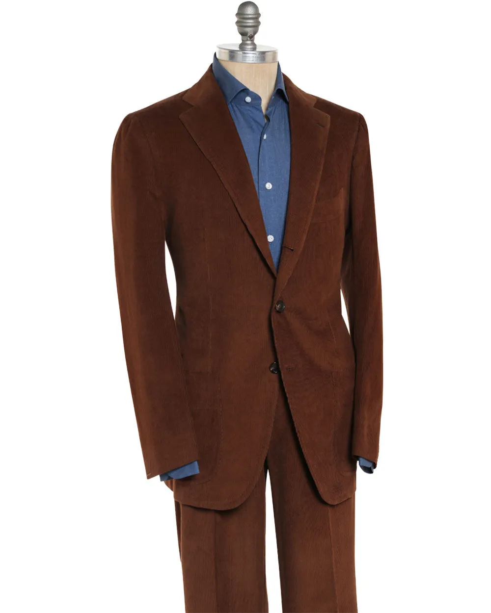 Brown Corduroy Suit - Shop Sea Island Cotton Suit Now.