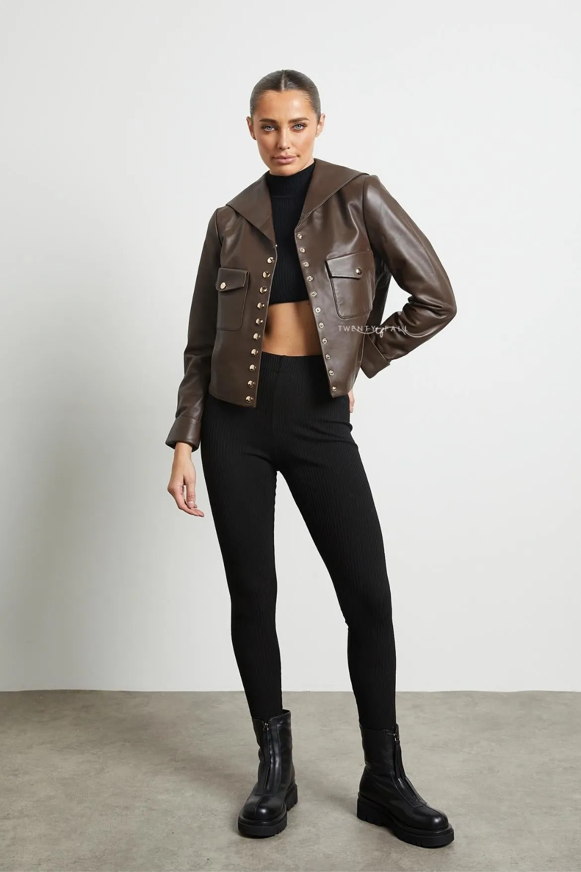 Brown Leather Jacket