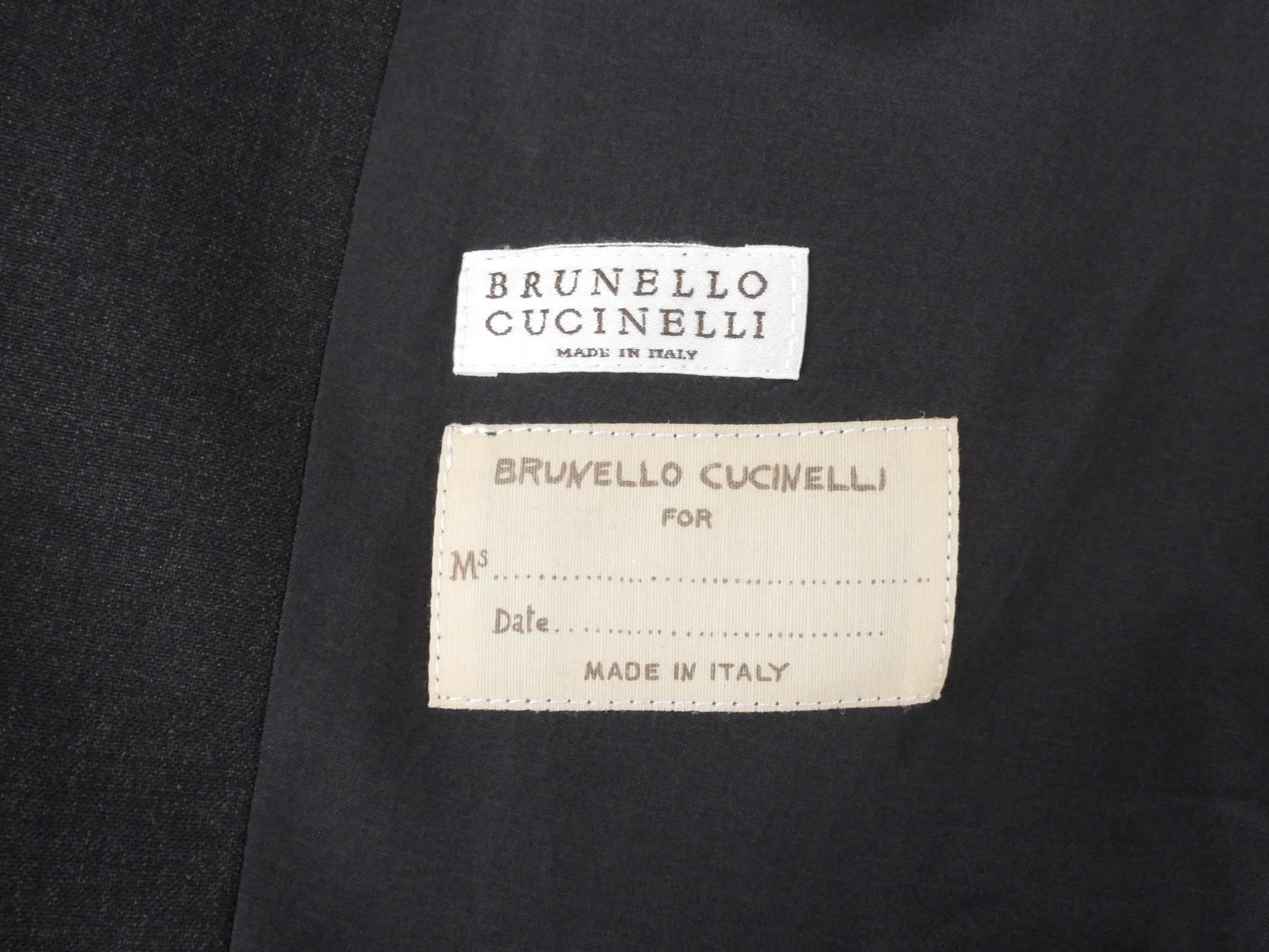 Brunello Cucinelli 44 Grey Wool Monili Trim Blazer Jacket