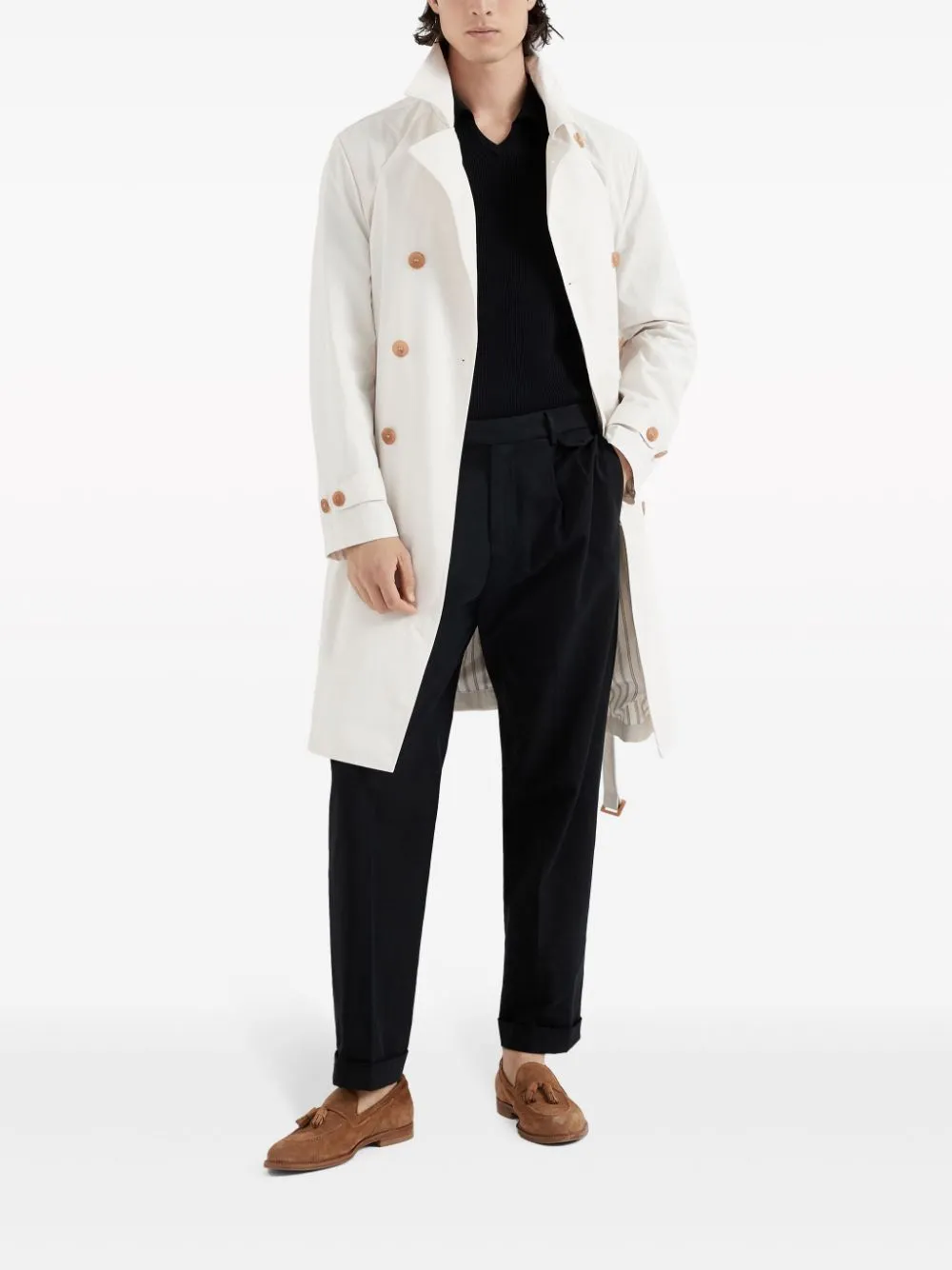 Brunello Cucinelli Coats White