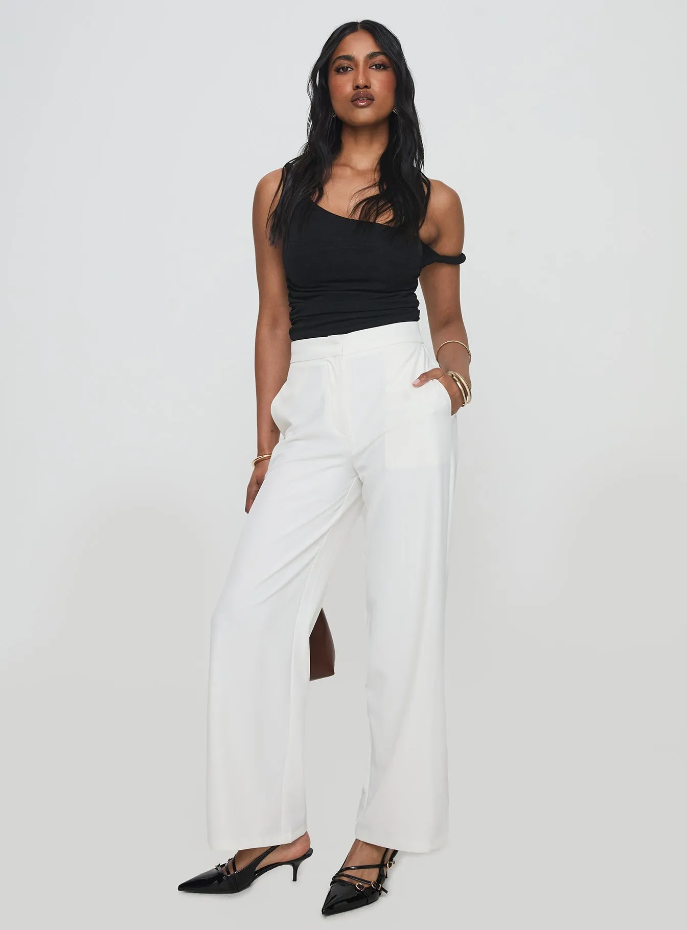 Burnette White Pants