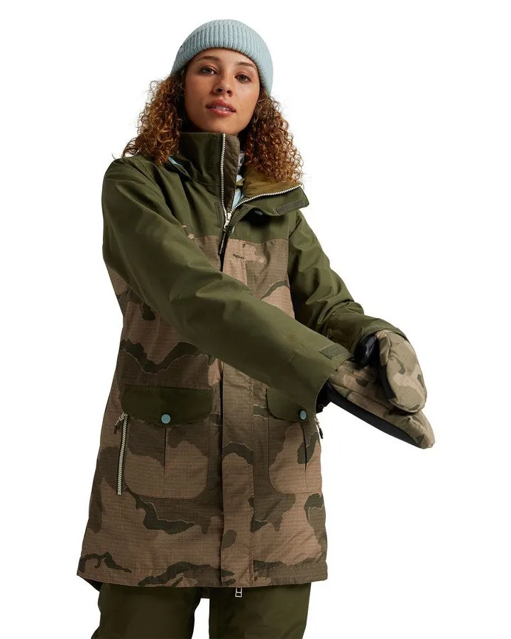 Burton Women's GORE-TEX Eyris Snow Jacket - Keef / Barren Camo