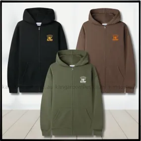 Butter Goods Long Sleeve Cotton Logo Hoodies - Street Style