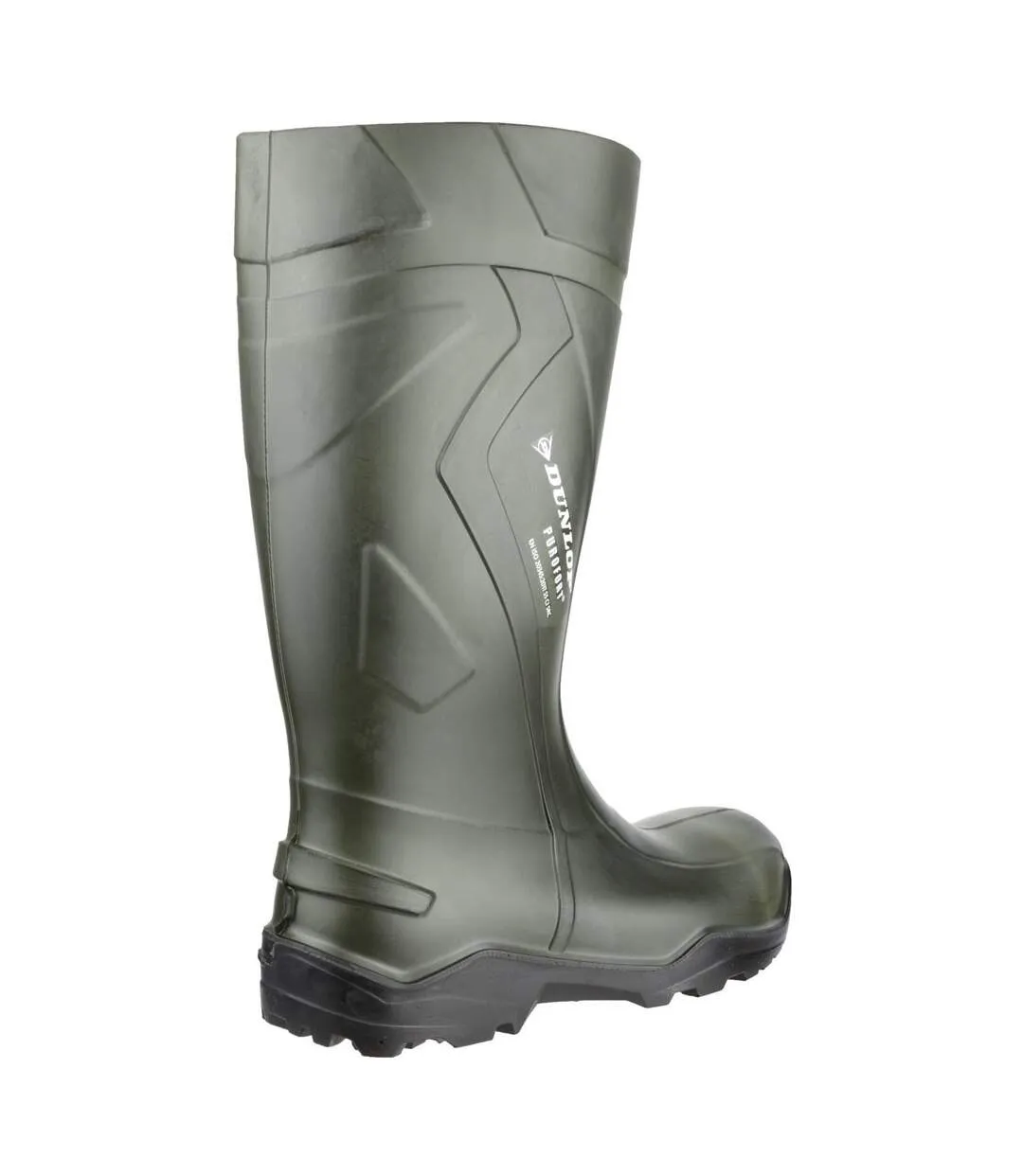 C762933 purofort+ full safety standard wellington boxed / mens boots green Dunlop