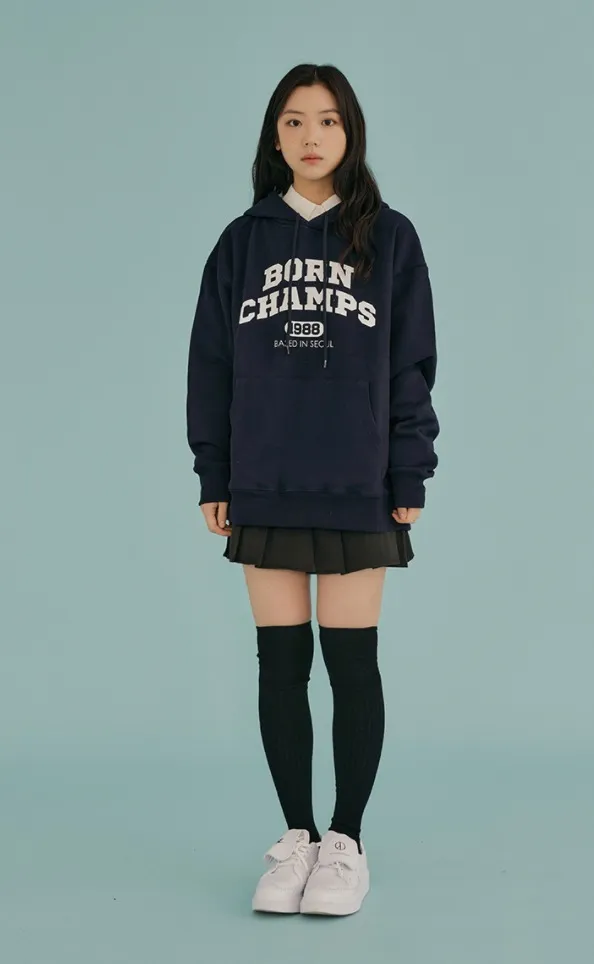 Champs Street Style Long Sleeve Cotton Oversized - Unisex