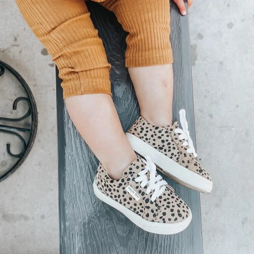 Cheetah sneakers.