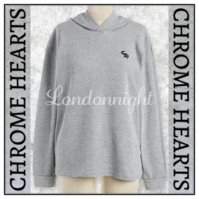 CHROME HEARTS | Plain Logo Unisex Street Style Long Sleeves