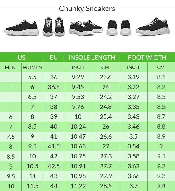 Chunky Math Sneakers