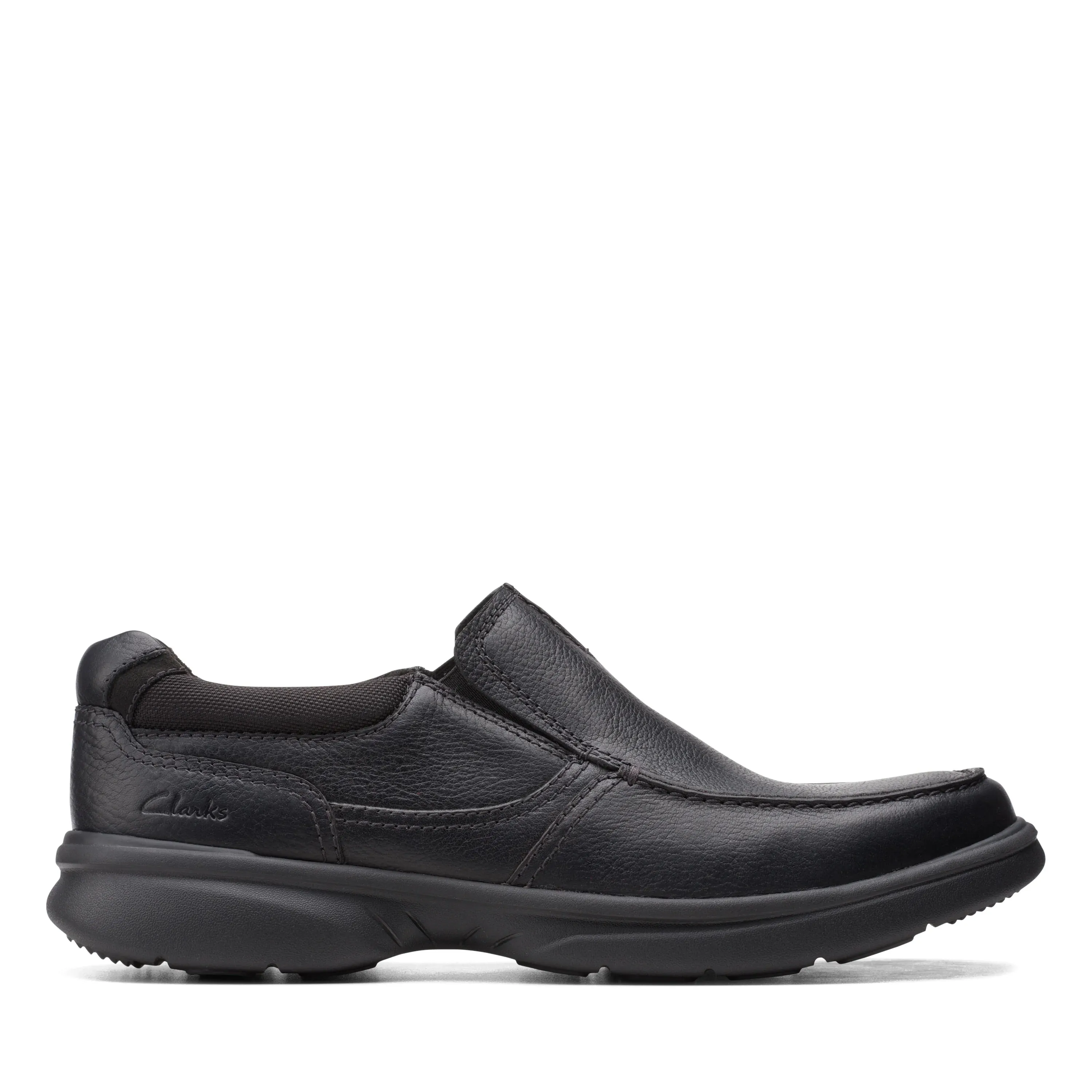 CLARKS | ZAPATOS SIN CORDONES ON SHOES HOMBRE | BRADLEY FREE BLK TUMBLED LEA | NEGRO