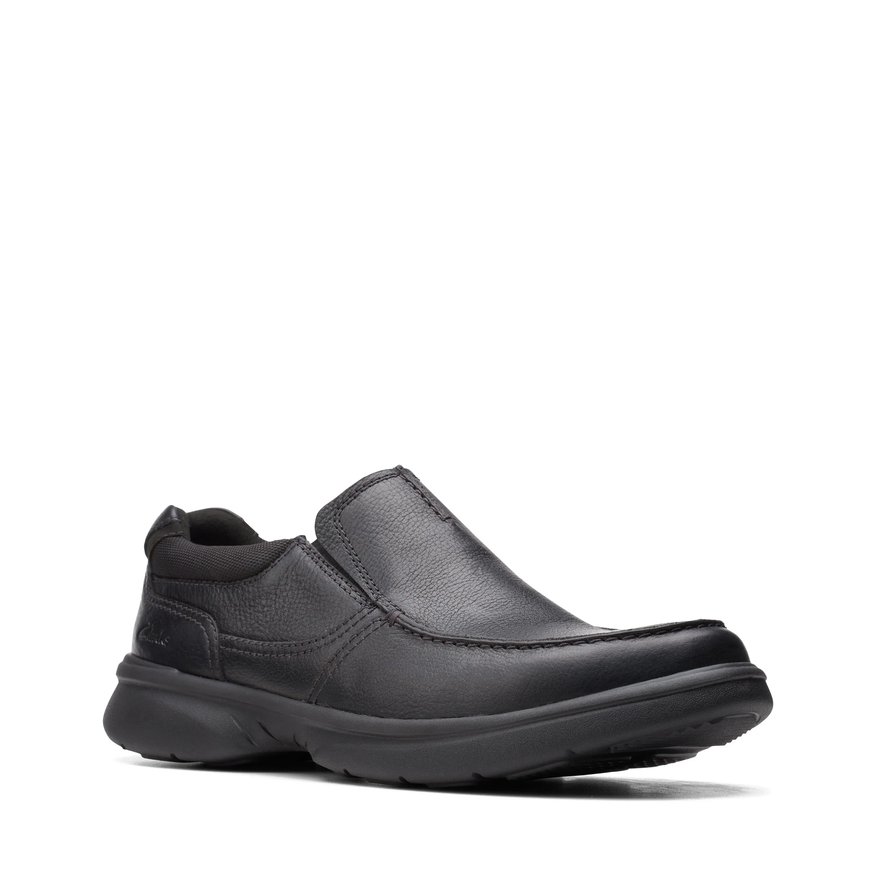 CLARKS | ZAPATOS SIN CORDONES ON SHOES HOMBRE | BRADLEY FREE BLK TUMBLED LEA | NEGRO