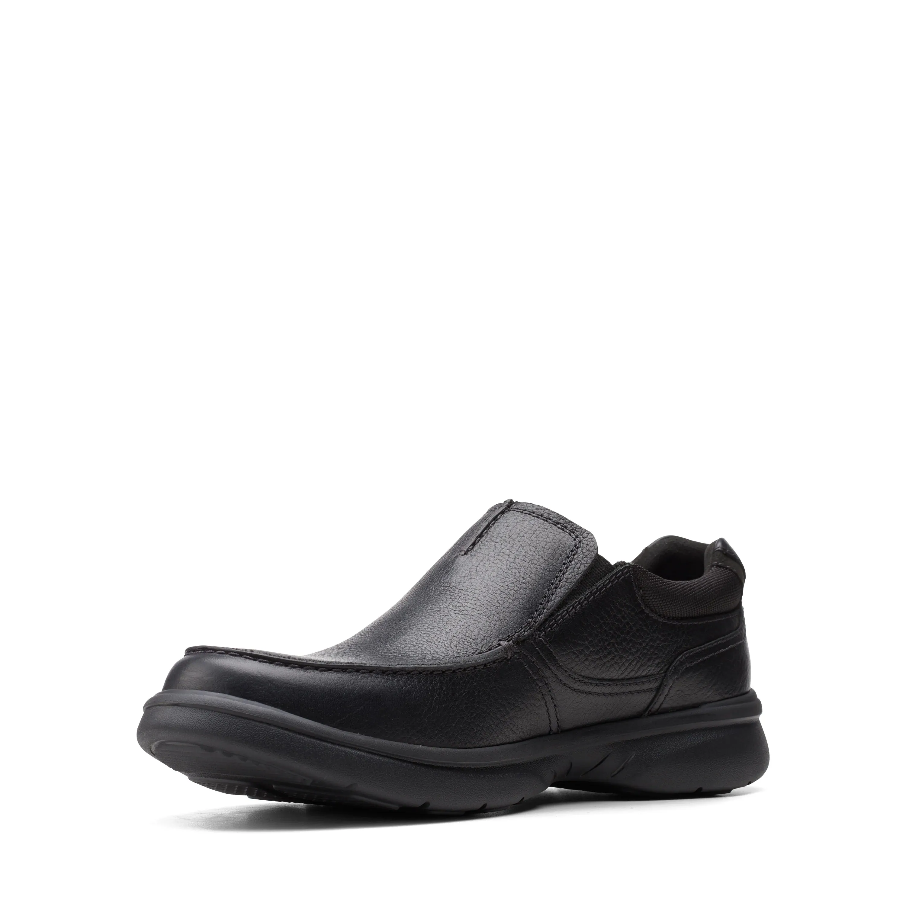 CLARKS | ZAPATOS SIN CORDONES ON SHOES HOMBRE | BRADLEY FREE BLK TUMBLED LEA | NEGRO