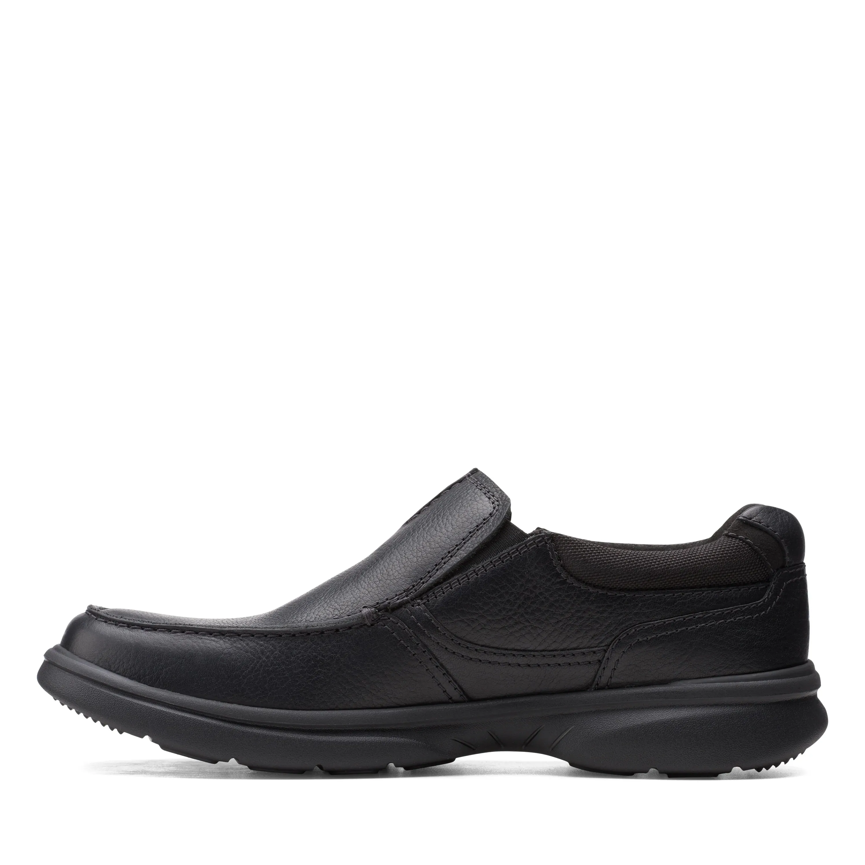 CLARKS | ZAPATOS SIN CORDONES ON SHOES HOMBRE | BRADLEY FREE BLK TUMBLED LEA | NEGRO