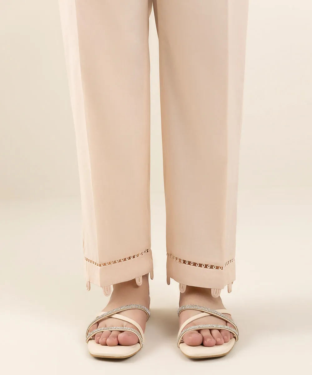 Comfy Cotton Straight Pants for Women