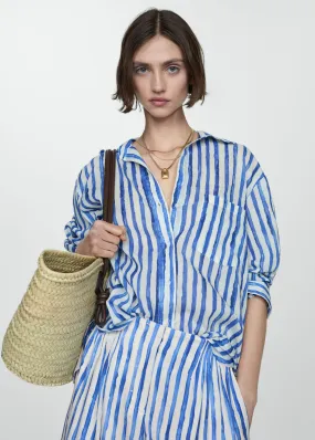 Cotton striped shirt