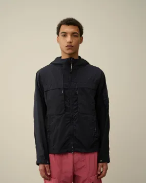 CP Company Chrome Hooded Jacket Eclipse Blue