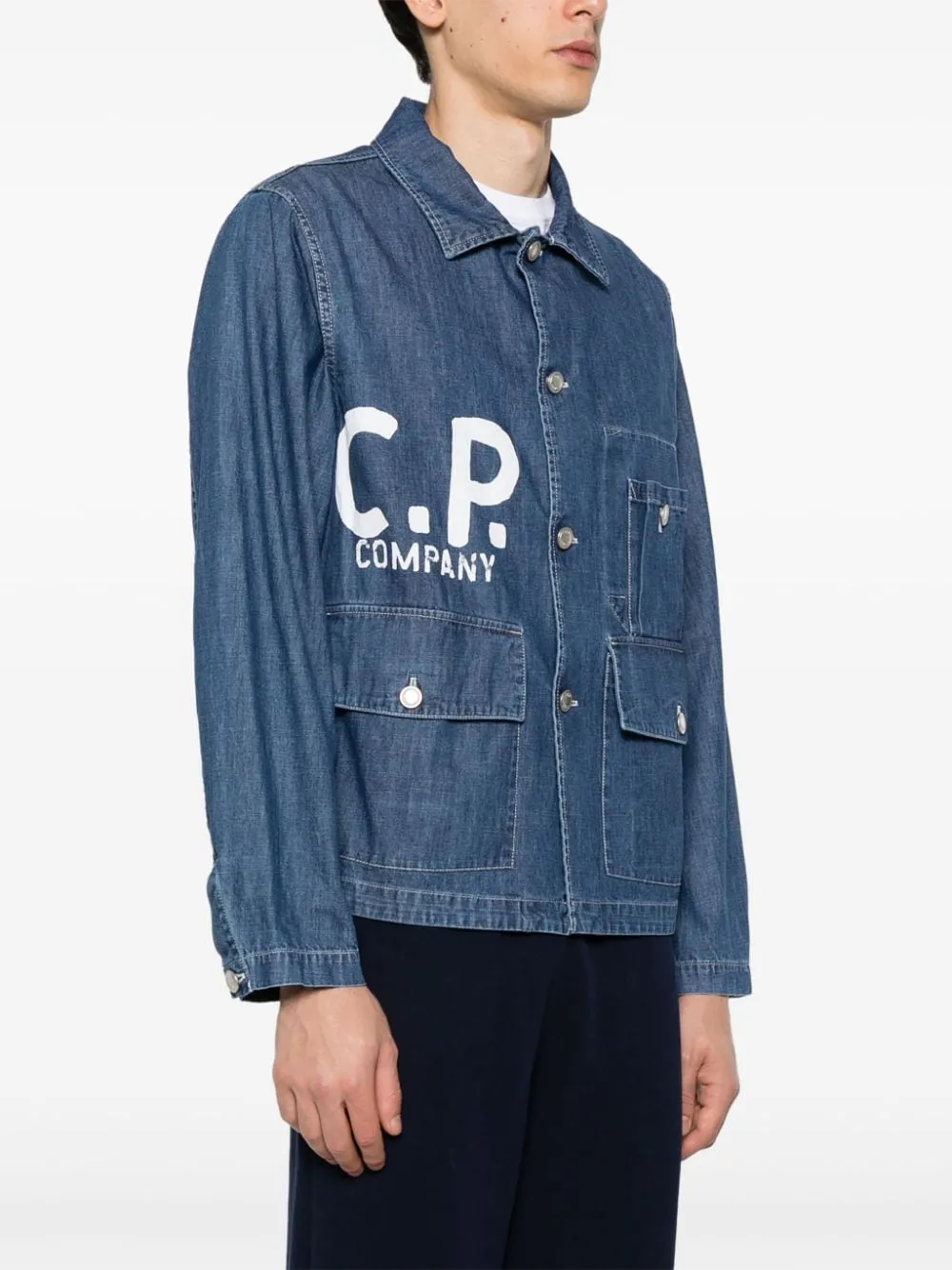 C.P.Company Coats Blue