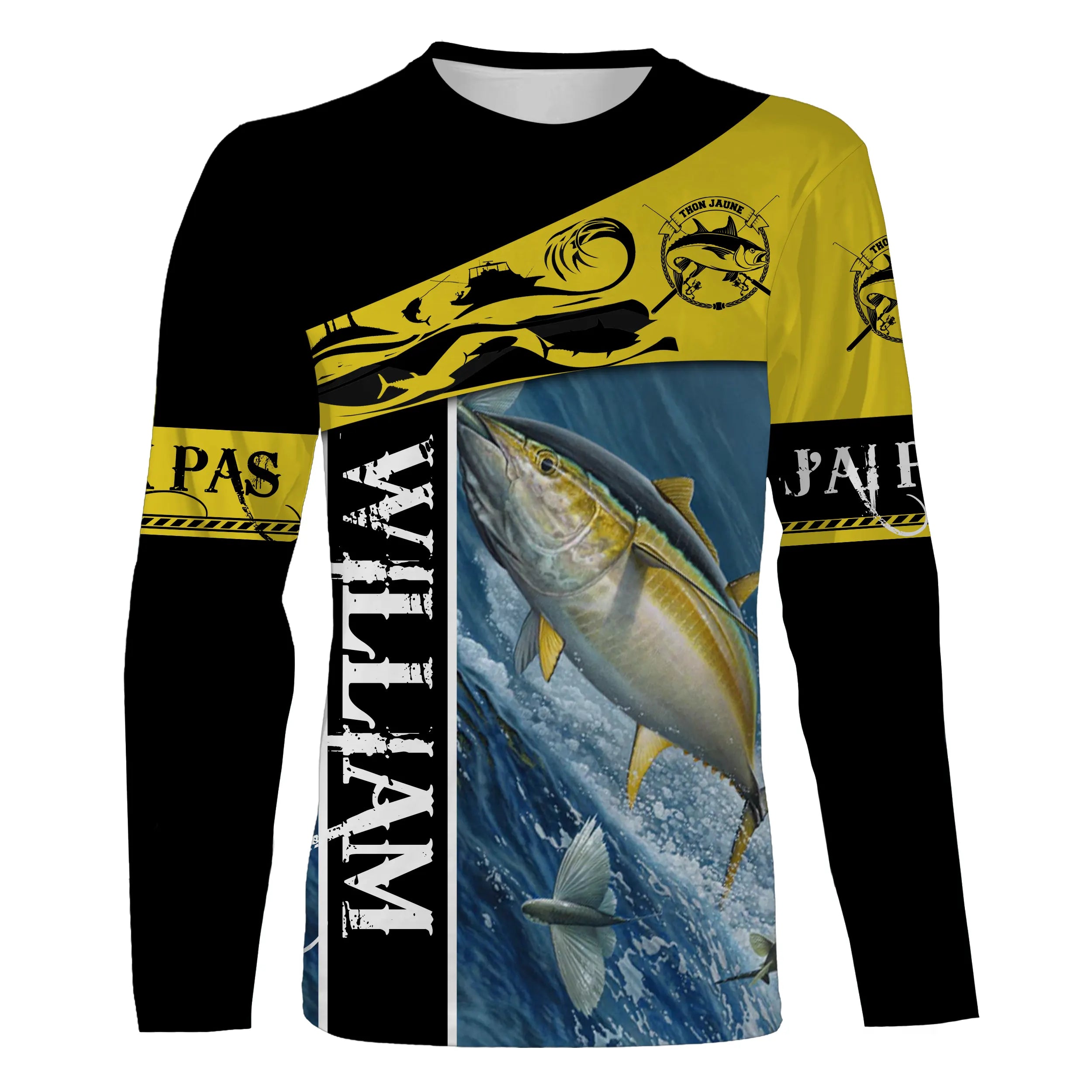 Custom Yellowfin Tuna Fishing T-shirt, Sea Fishing - CT13082224