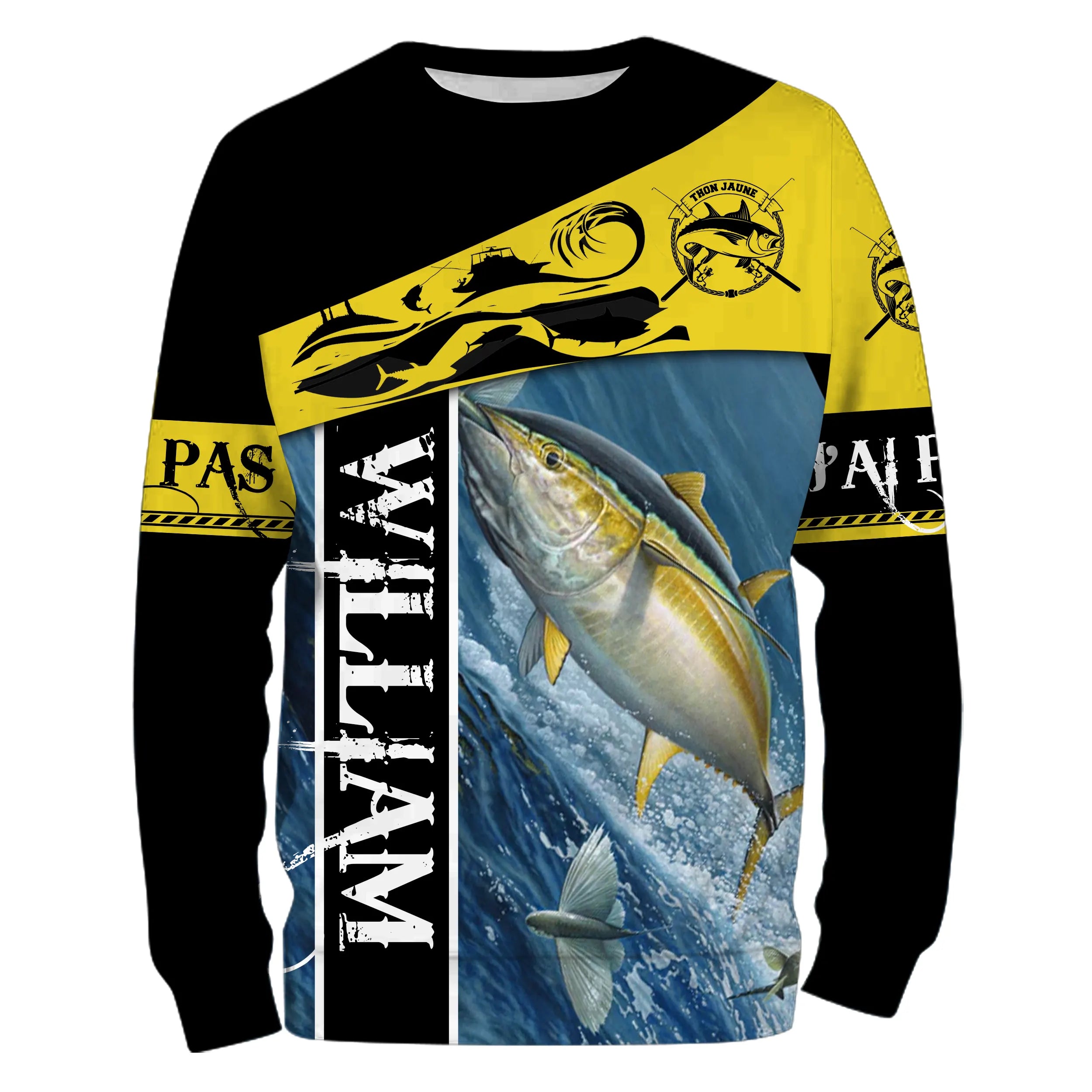 Custom Yellowfin Tuna Fishing T-shirt, Sea Fishing - CT13082224