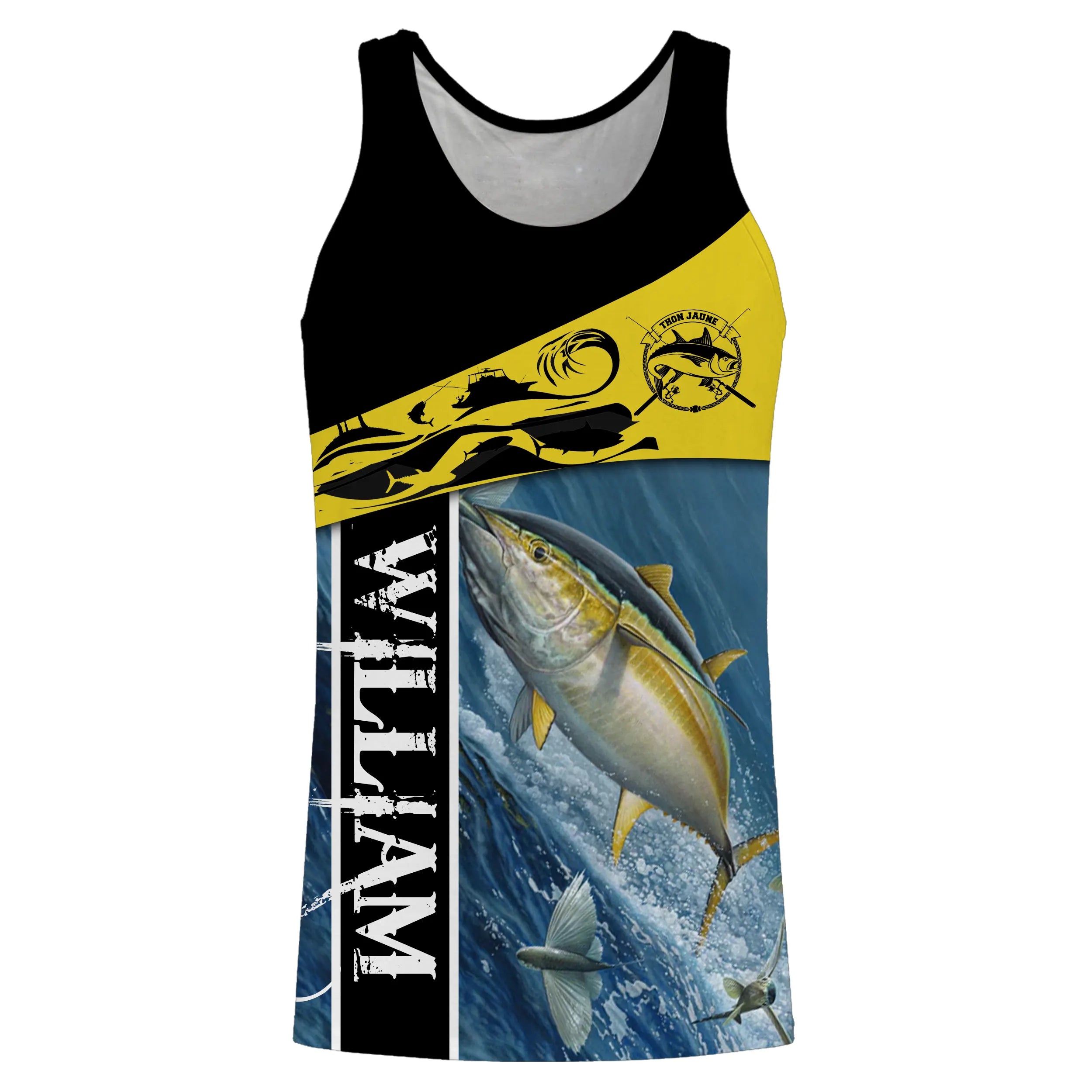 Custom Yellowfin Tuna Fishing T-shirt, Sea Fishing - CT13082224