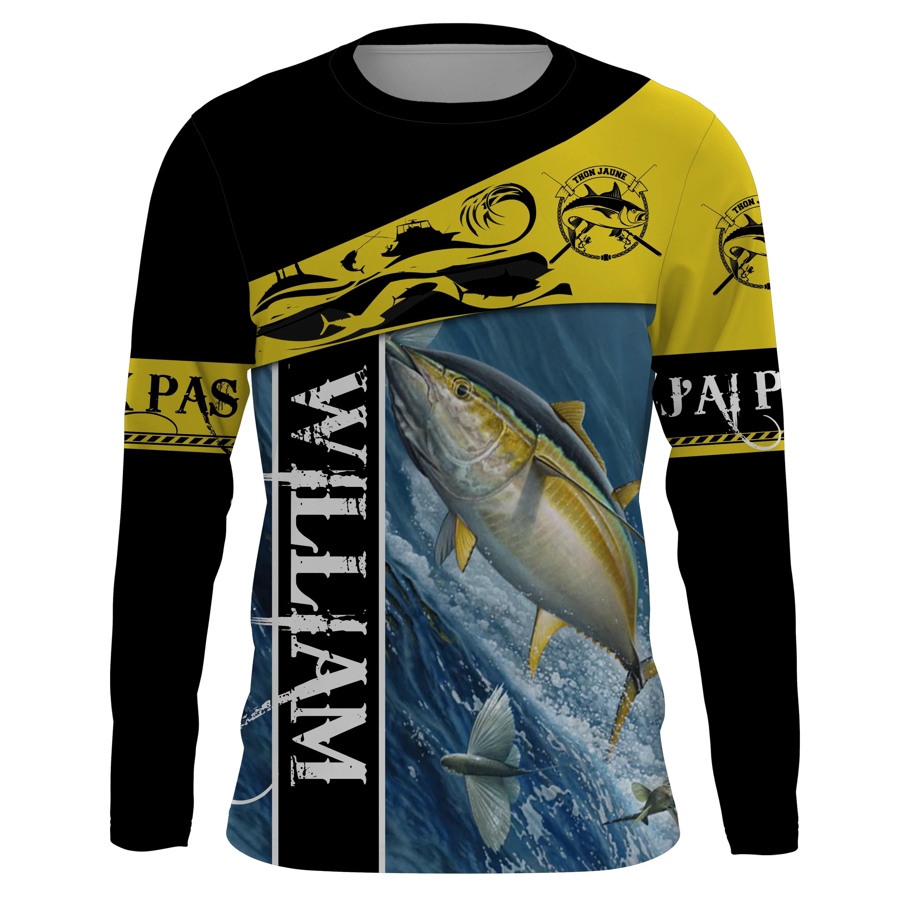 Custom Yellowfin Tuna Fishing T-shirt, Sea Fishing - CT13082224