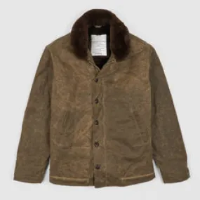 Dehen 1920 N-1 US-Deck Jacket with Shearling Lining