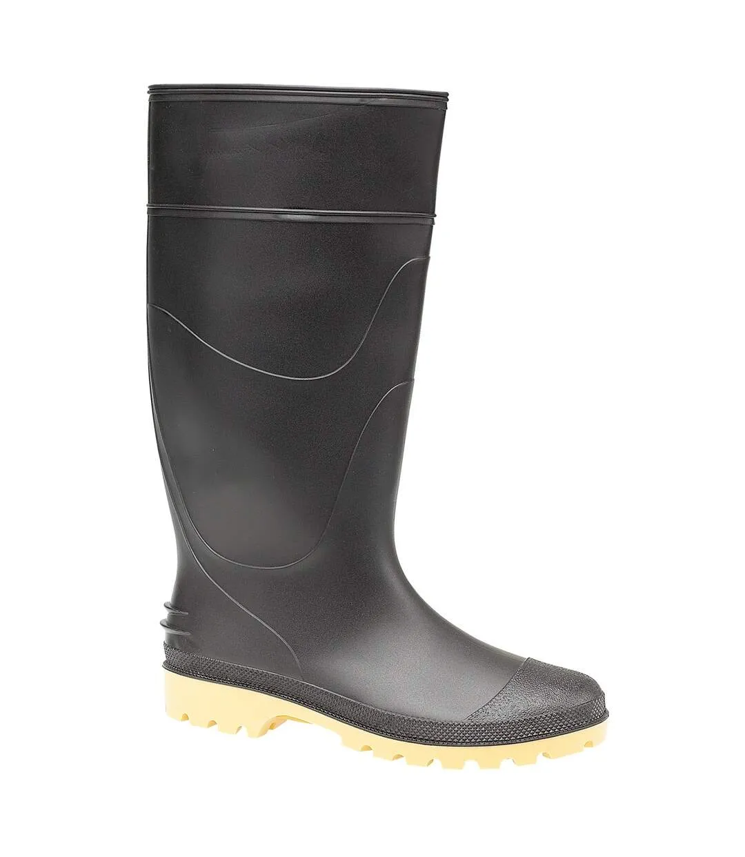 Dikamar Pricebuster/Evora Wellington / Mens Boots / Plain Rubber Wellingtons (Black) - UTFS1132