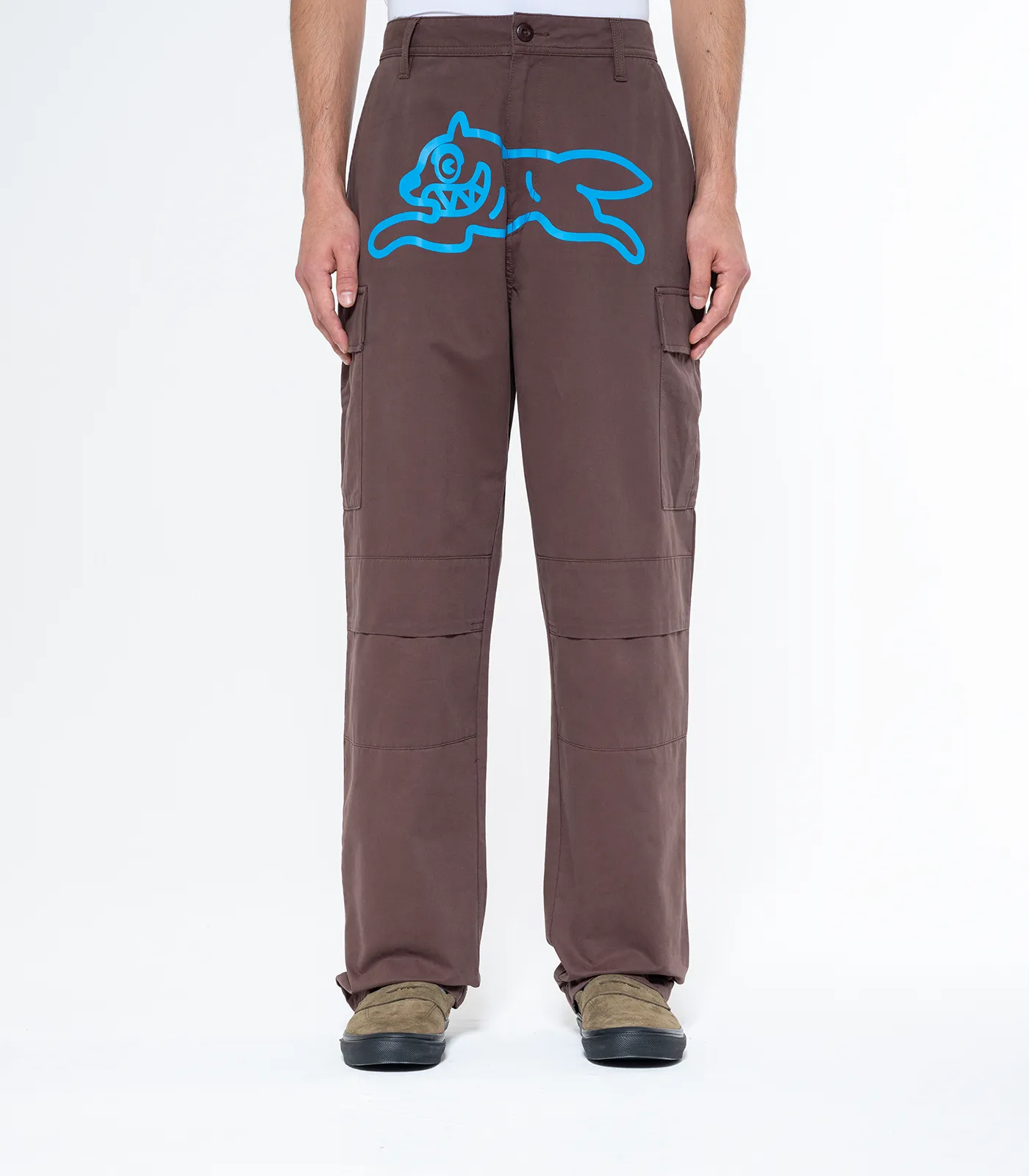 Dog running cargo pants - brown