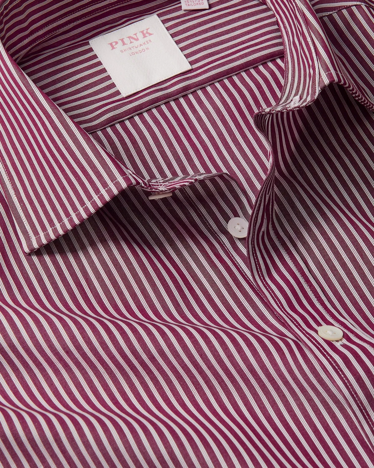 Double Stripe Shirt Brown Red Thomas Pink.