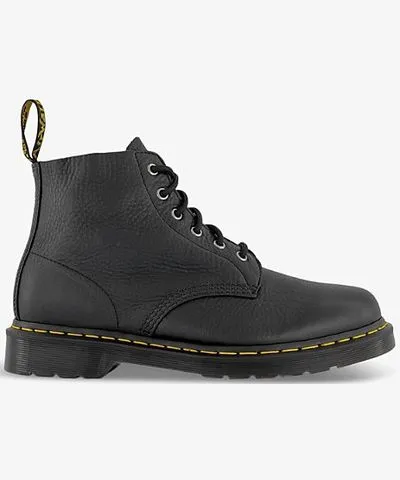 Dr. Martens Mens Black Ambassador 101 Unbound leather ankle boots