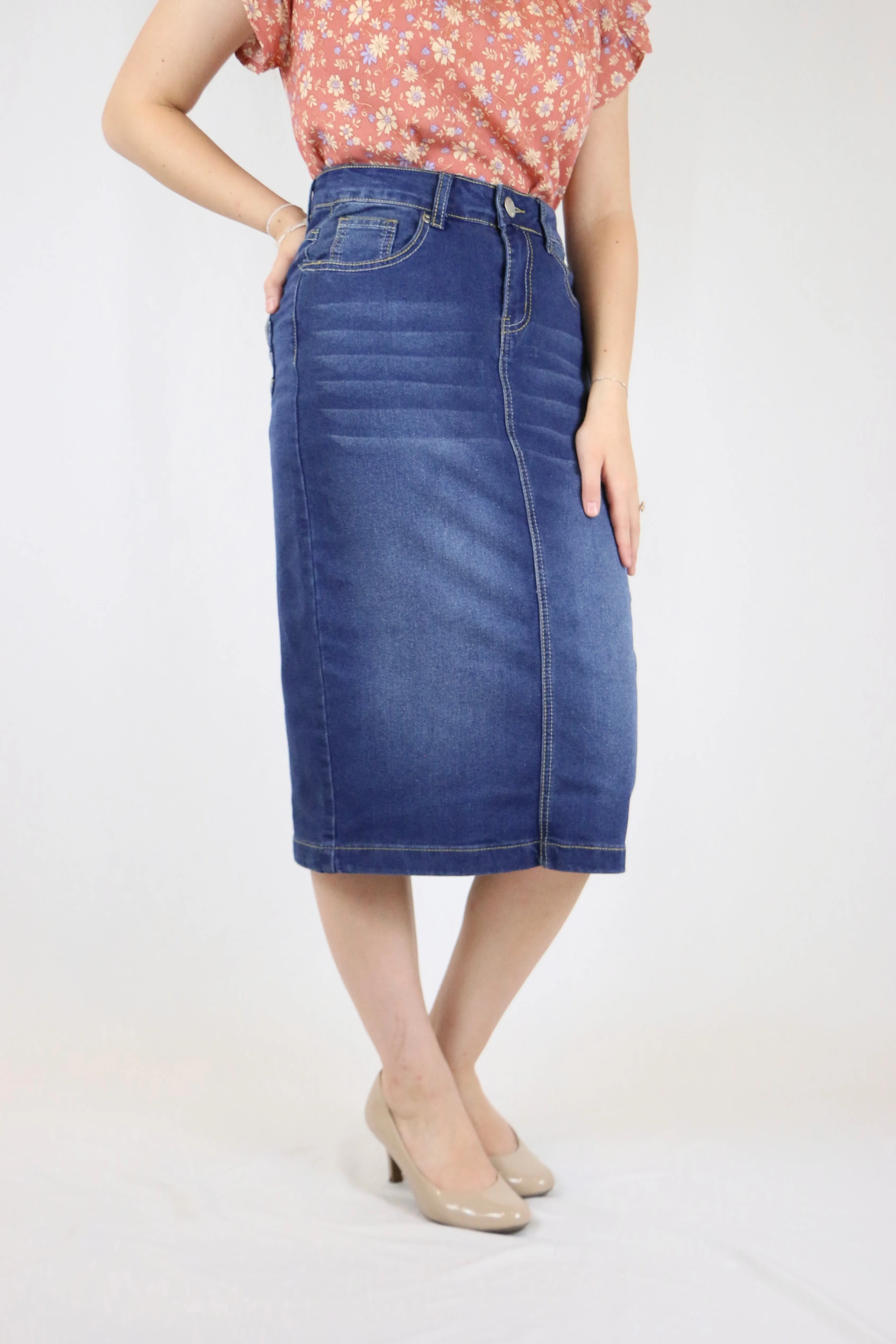 Elliot Skirt in Denim