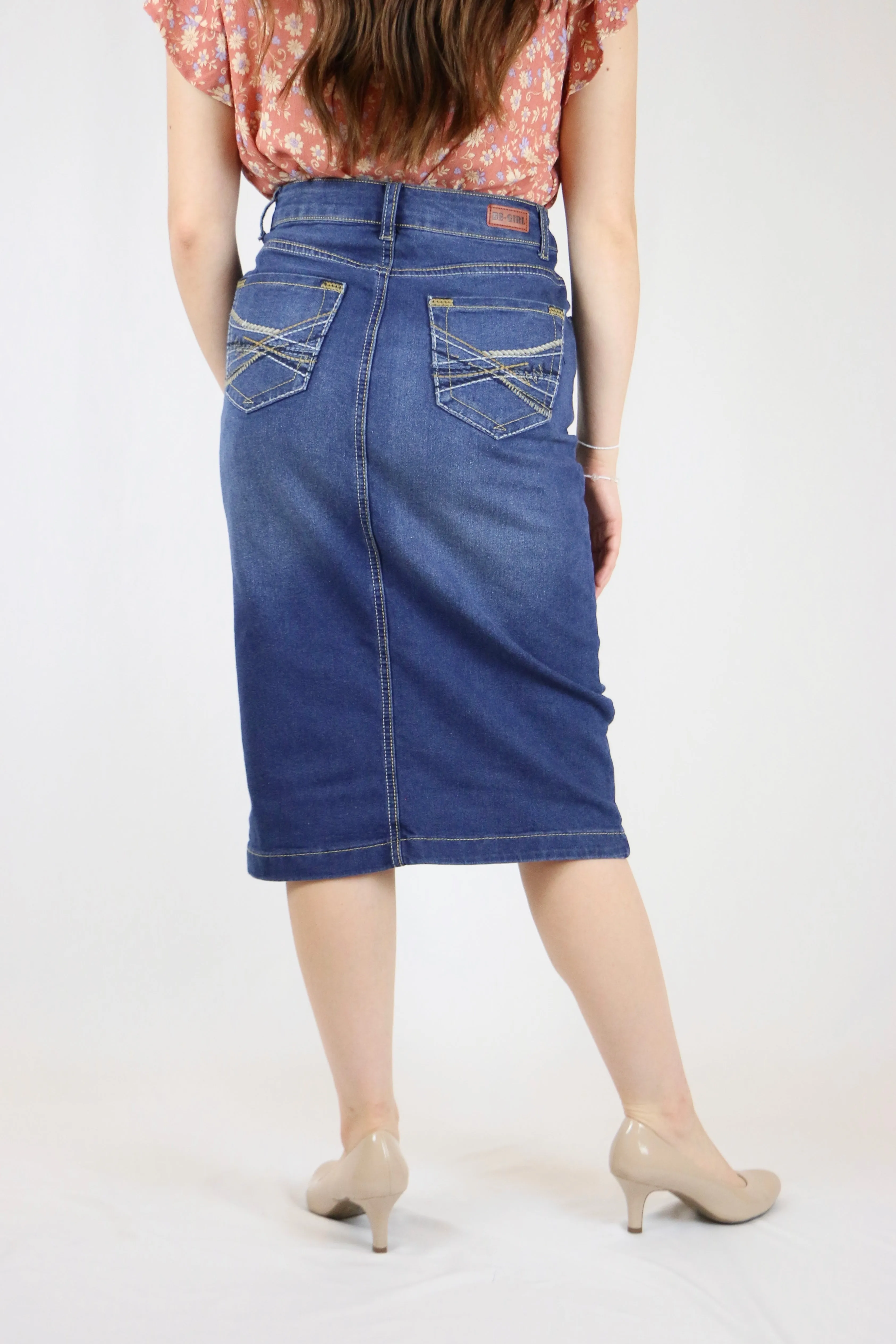 Elliot Skirt in Denim