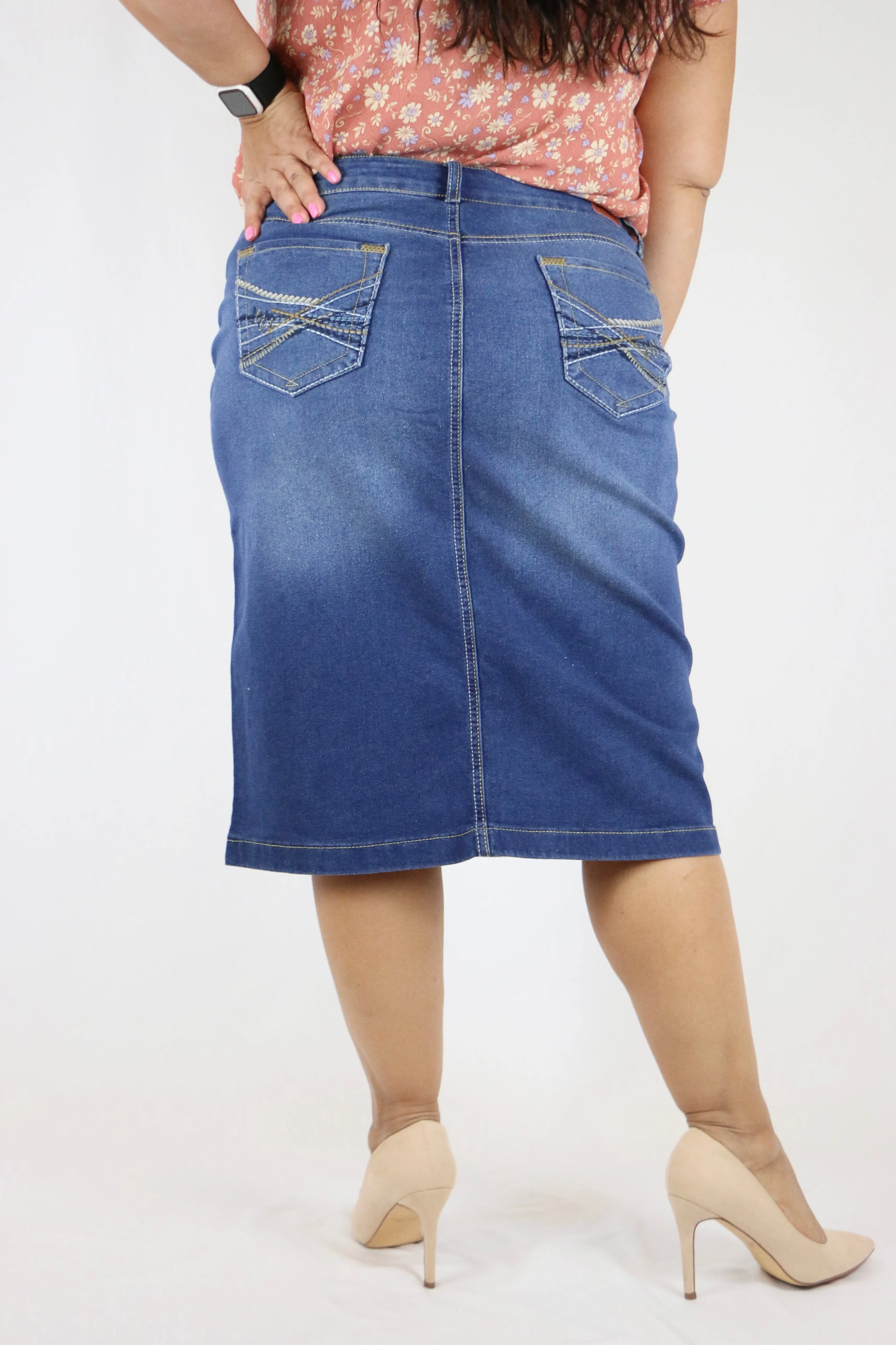 Elliot Skirt in Denim