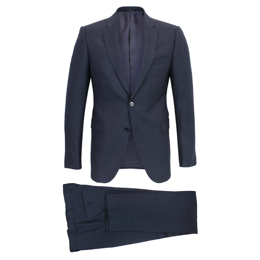 Emporio Armani Navy M-Line 2-Piece Woven Suit - Shop Now